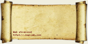 Hana Milinković vizit kartica